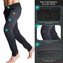 Load image into Gallery viewer, Souke Sports Men's Bike Cycling Pants Windproof Hiking Outdoor Winter Fleece Thermal Athletic Pants(Black, X-Large)