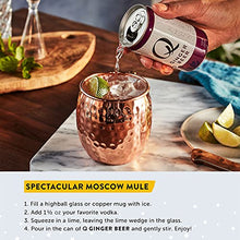 Load image into Gallery viewer, Q Mixers Premium Ginger Beer: Real Ingredients & Less Sweet, 7.5 Fl oz per can, 24 Cans