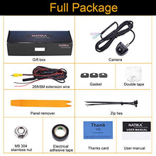 Load image into Gallery viewer, NATIKA Backup/Front View Camera,IP69K Waterproof Great Night Vision HD and Super Wide Angle Metal OEM Style Reverse Rear View Backup Camera for Cars Pickup Trucks SUVs RVs Vans (Black)