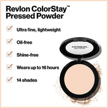 Load image into Gallery viewer, Face Powder by Revlon, ColorStay 16 Hour Face Makeup, Longwear Medium- Full Coverage with Flawless Finish, Shine & Oil Free, 830 Light Medium, 2.4 Oz