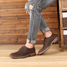 Load image into Gallery viewer, Mens Dress Shoes, Lace Up Plain Toe Leather Oxford