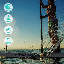 Load image into Gallery viewer, Tuxedo Sailor Inflatable Paddle Boards 12'7×28"×6" Inflatable SUP with Stand Up Paddle Board,Shoulder Strap,Fins,ISUP Adj Paddle,Pump,Backpack,Leash,Repair Kit,10L Dry Bag
