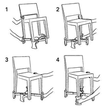 Load image into Gallery viewer, KABOOST Booster Seat for Dining Table, Green - Goes Under The Chair - Portable Chair Booster for Toddlers and Grown Ups