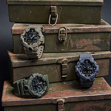 Load image into Gallery viewer, Casio Men's XL Series G-Shock Quartz 200M WR Shock Resistant Resin Color: Matte Olive Green (Model GA-700UC-3ACR)