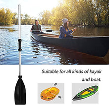 Load image into Gallery viewer, zhgzhzwlf Boat Oars Telescopic Paddle Detachable Combo Dual Purpose Long Oars 49in Extendable Aluminum Marine Oar to 83in for All Kinds of Kayak and Boat 1 Pair