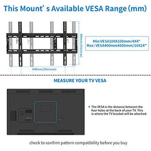 Load image into Gallery viewer, Everstone Adjustable Tilt TV Wall Mount Bracket for Most 32-80 Inch LED,LCD,OLED,Plasma Flat Screen,Curved TVs,Low Profile,Up To VESA 600x400 and 165 LBS,Includes HDMI Cable and Level,Fits 16",18",24"