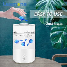 Load image into Gallery viewer, Leemone Humidifier Cleaner 12 Pack ,Demineralization Cleaning Ball,Works in All humidifiers and Fish Tanks,Purifies Water, Prevents Hard Water Build-Up,Eliminates White Dust and Odor…
