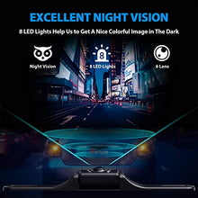 Load image into Gallery viewer, HD eRapta ERT01 Backup Camera Rear View License Plate Reverse Camera Universal for Pickup Truck Car SUV 149° Perfect Angle Night Vision 9 Level Waterproof 720 Image