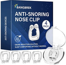 Load image into Gallery viewer, Anti Snoring Devices - Silicone Magnetic Anti Snoring Nose Clip, Snoring Solution - Comfortable Nasal to Relieve Snore(4 PCS)