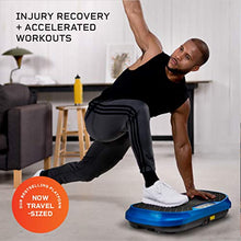 Load image into Gallery viewer, LifePro Waver Mini Vibration Plate - Whole Body Vibration Platform Exercise Machine - Home & Travel Workout Equipment for Weight Loss, Toning & Wellness - Max User Weight 260lbs (Blue)
