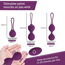 Load image into Gallery viewer, Kegel Exercise Weights for Women - Ben Wa Kegel Balls for Beginners & Advanced Pelvic Floor Exercises, 3 Weights Kegel Exercise Products Training Kits for Resolves Incontinence & Bladder Control