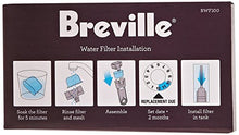 Load image into Gallery viewer, Breville BWF100 Single Cup Brewer Replacement Charcoal Filters White