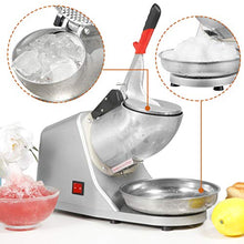 Load image into Gallery viewer, ZENY Ice Shaver Machine Electric Snow Cone Maker Stainless Steel Shaved Ice Machine 145lbs Per Hour