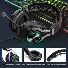 Load image into Gallery viewer, EKSA PS4 Gaming Headset PS4 Headset with Noise Cancelling Mic & RGB Light - Gaming Headphones for PC, Laptop, Xbox One Controller (Adapter Not Included), PS4, Nintendo Switch - 3.5mm Cable