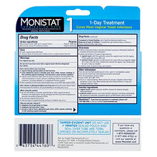 Load image into Gallery viewer, MONISTAT 1-Dose Yeast Infection Treatment For Women, 1 Ovule Insert & External Itch Cream