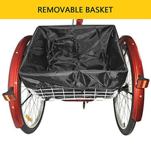 Load image into Gallery viewer, EOSAGA Adult Tricycles Trikes, 7 Speed 26 inch 3-Wheel Bikes Three Wheel Bicycles Cruise Trike with Shopping Basket/Full Assembly Tool for Seniors, Women, Men (Red)