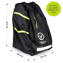 Load image into Gallery viewer, V VOLKGO Durable Car Seat Travel Bag with E-Book - Ideal Gate Check Bag for Air Travel & Saving Money - for Safe & Secure Car Seat - Fits Car Seats, Infant Carriers & Booster