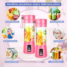 Load image into Gallery viewer, Mimill Personal Blender, Portable Blenders Smoothie Mixer USB Rechargeable Juicer Cup with 6 Updated Blades