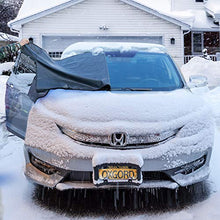 Load image into Gallery viewer, OxGord Windshield Snow Cover - Original Design Best for Ice Removal - All Weather Winter & Summer Auto Sun-Shade - Universal Fit for Truck SUV Van Car Accessories - Front Window