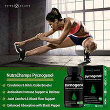 Load image into Gallery viewer, Pycnogenol Pine Bark - Premium Supplement with 200mg Herbal Complex for Circulation, Blood Flow & Nitric Oxide Production - Superior Absorption & Results with Black Pepper Extract