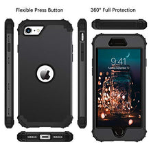 Load image into Gallery viewer, BENTOBEN iPhone SE Case,Phone Case iPhone SE 2020,Heavy Duty 3 in 1 Full Body Rugged Shockproof Hybrid Hard PC Soft Rubber Bumper Drop Protective Girls Women Boy Men Covers for iPhone SE2,Purple/Mint
