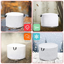 Load image into Gallery viewer, Tiga Fire Pit Shelter Cover Solo Stove Yukon, Round Fire Place Weatherpoof Cover Solo Stove Ranger, Heavy Duty 600D Polyester Oxford, Waterproof, Weatherpoof UV proof Drawstring & Storage Bag