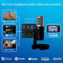 Load image into Gallery viewer, PreSonus Revelator USB Condenser Microphone for podcasting, live streaming, with built-in voice effects plus loopback mixer for gaming, casting, and recording interviews over Skype, Zoom, Discord
