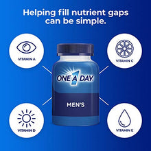 Load image into Gallery viewer, One A Day Men’s Multivitamin Gummies, Supplement with Vitamin A, Vitamin C, Vitamin D, Vitmain E, Calcium & more, 170 Count