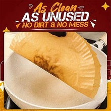 Load image into Gallery viewer, Air Fryer Disposable Paper Liner Non-Stick Liners Baking for Oil-proof Water-proof Food Grade Parchment Roasting (25pcs)