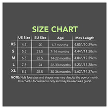 Load image into Gallery viewer, Nuby Snekz Comfortable Rubber Sole Sock Shoes for First Steps- Blue Bear/Medium 14-22 Months (60011M)