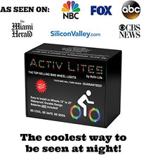 Load image into Gallery viewer, Activ Life Bicycle Tire Lights (1 Wheel, Red) Hot LED Bday Gift Ideas & Presents for Christmas - Popular Friday Black and Monday Cyber Special Sale for Him or Her - Men, Women, Kids & Fun Teens