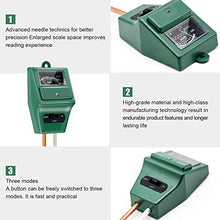 Load image into Gallery viewer, SONKIR Soil pH Meter, MS02 3-in-1 Soil Moisture/Light/pH Tester Gardening Tool Kits for Plant Care, Great for Garden, Lawn, Farm, Indoor & Outdoor Use (Green)