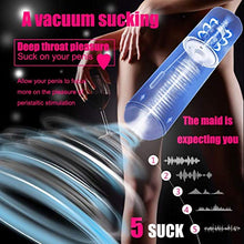 Load image into Gallery viewer, Tight Vagina Oral Sex Toys for Man Automatic Pocket Pussy Thruster Male Masterbrator Cup Pussycat Guy Sweater Silica Gel Vacuum Suction Lingerie 6