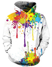 Load image into Gallery viewer, Linnhoy Unisex Realistic 3D Digital Print Pullover Hoodie Hooded Sweatshirt, XX-Large