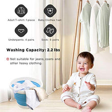 Load image into Gallery viewer, Portable Washing Machine, Mini Ultrasonic Turbine Washer with Bucket & USB Plug, Foldable Washer Machine for Apartments Dorm Business Trip RV Camping, 10W