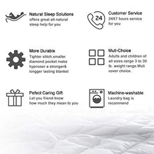 Load image into Gallery viewer, Hypnoser Weighted Blanket Adult (20 lbs, 60''x80'', Queen Size) | Diamond Heavy Blanket | 100% Cotton Material with Glass Beads