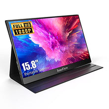 Load image into Gallery viewer, Portable Monitor, InnoView 15.8 Inch FHD 1080P USB C HDMI Second External Monitor for Laptop, Desktop, MacBook, Phones, Tablet, PS5/4, Xbox, Switch, Built-in Speaker with Protective Case