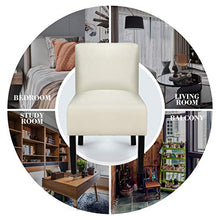 Load image into Gallery viewer, Giantex Fabric Accent Chair Set of 2, Contemporary Leisure Side Chair w/Thick Sponge Cushion, Comfortable Backrest, Weight Capacity 330 Lbs, Armless Accent Chair for Living Room, Bedroom (2, Beige)