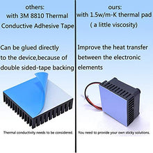 Load image into Gallery viewer, YJJelt 4pcs 40mm Heatsink Kit 40x40x11mm Aluminum Heat Sink Cooling for Cooling 3D Printers, TEC1-12706 Thermoelectric Peltier Cooler