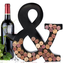Load image into Gallery viewer, Made Easy Kit Metal Letter Wine Cork Keepsake Saver & Holder Monogram w/Free Wall Mount Kit A-Z (Letter L, Large)