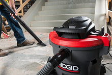 Load image into Gallery viewer, RIDGID 50323 1200RV Wet Dry Vacuum, 12-Gallon Shop Vacuum with 5.0 Peak HP Motor, Casters, Pro Hose, Drain, Blower Port, Accessory Storage
