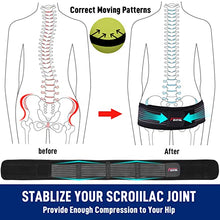 Load image into Gallery viewer, Featol Sacroiliac Hip Belt-Si Joint Belt For Women And Men For Alleviates Sciatic, Pelvic, Lower Back, Leg And Sacral Nerve Pain, Stabilize Si Joint Brace Trochanter Belt (Medium )
