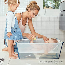 Load image into Gallery viewer, Stokke Flexi Bath, White - Foldable Baby Bathtub - Lightweight, Durable & Easy to Store - Convenient to Use at Home or Traveling - Best for Newborns & Babies