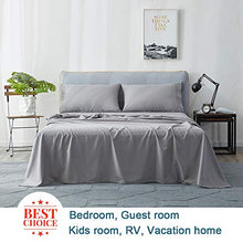 Load image into Gallery viewer, Shilucheng Queen Size Bed Sheets Set Microfiber 1800 Thread Count Percale Super Soft and Comforterble 16 Inch Deep Pockets Wrinkle Fade and Hypoallergenic - 4 Piece (Queen, Grey)