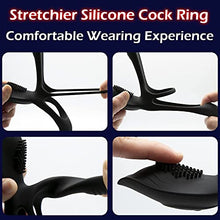 Load image into Gallery viewer, Vibrator for Couple, 3 in 1 Vibrating Cock Ring with 10 Modes, Men's Penis Rings Vibrators, Perineum Mens Vibrator, G spot, Clitorals Stimulator for Women, Sex Novelties, Adult Sex Toys & Games