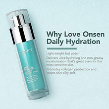 Load image into Gallery viewer, Onsen Anti Aging Moisturizing Lotion Organic Daily Hydration Day and Night Cream Anti Wrinkle Collagen All Natural Skin Face Moisturizer for Women 1.69 fl oz/50 ml