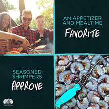 Load image into Gallery viewer, Toadfish Shrimp Deveiner Tool - Prawn & Seafood Peeler - Frogmore Shrimp Cleaner - Steel Butterfly Blade - Kitchen Essential - Ergonomic Handle - Stainless Steel - Full-Tang Strength