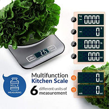 Load image into Gallery viewer, Qisebin Food Kitchen Scale, Black