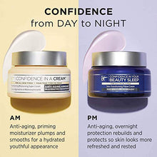 Load image into Gallery viewer, IT Cosmetics Confidence in a Cream - Facial Moisturizer - Reduces the Look of Wrinkles & Pores, Visibly Brightens Skin - With Hyaluronic Acid & Collagen - 2.0 fl oz