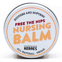 Load image into Gallery viewer, 100% Natural & Vegan Nipple Balm with Calendula Extract, Nipple Cream for Cracked Nipples and Growing Breast Feeding Nipples, 2oz